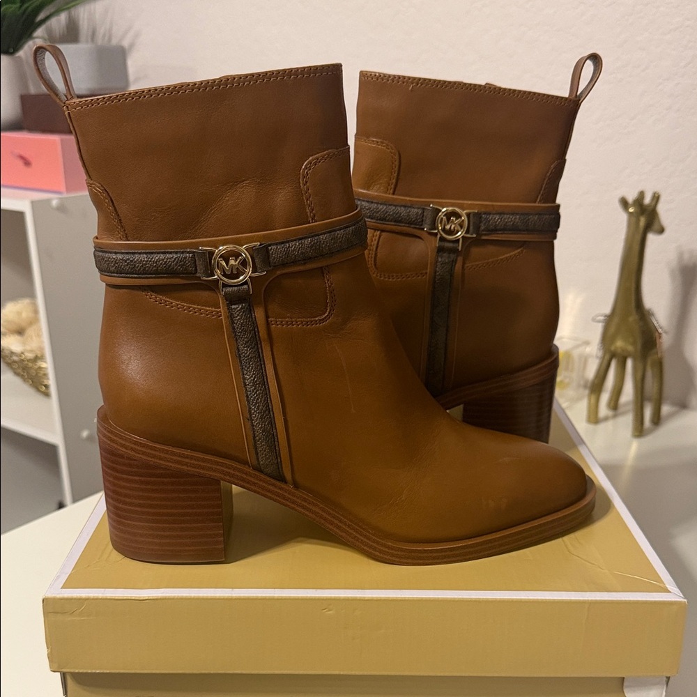 Michael Kors Mindy Block Heel Bootie